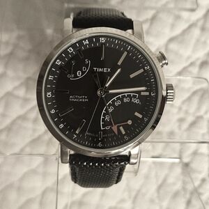 Timex iQ+ Move Metro Leather Watch TMX01620